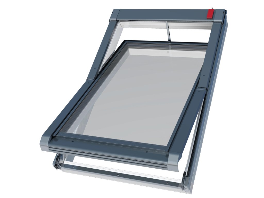 Střešní okno PVC 3sklo eletr. Dálkové ovládání 66x98 kyvné IGC1 I22