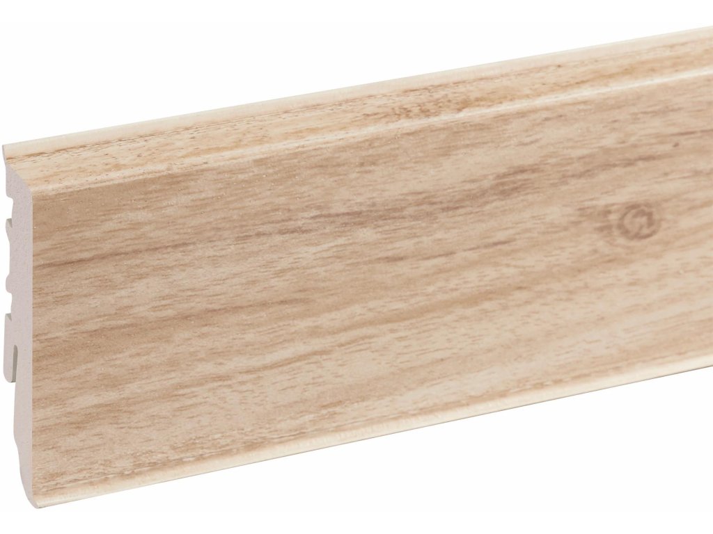 Podlahová lišta soklová M60 mm d. 2,2m 452 Jägerndorf