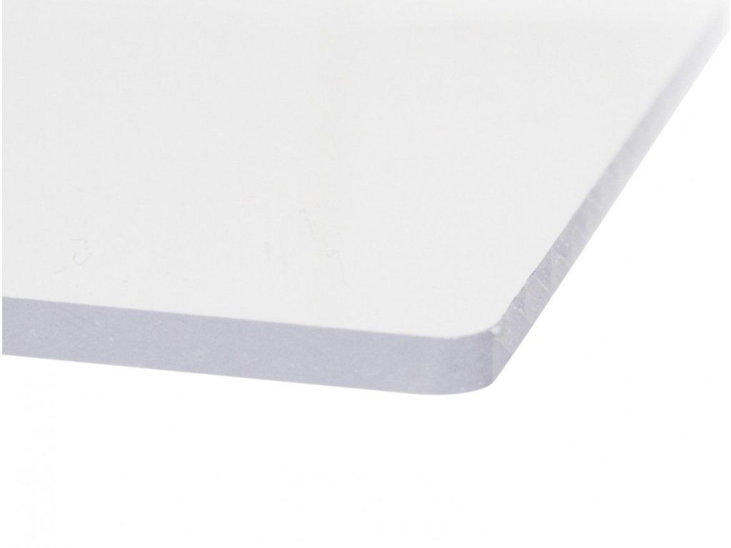 Polykarbonát 2 mm (Rozměr 1000 x 1000 mm, Barva čirá)