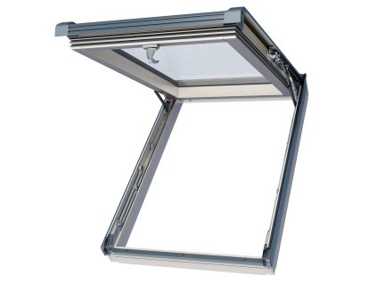 Střešní okno dřevěné  2sklo 66x98 výklopně-kyvné ISKV E2