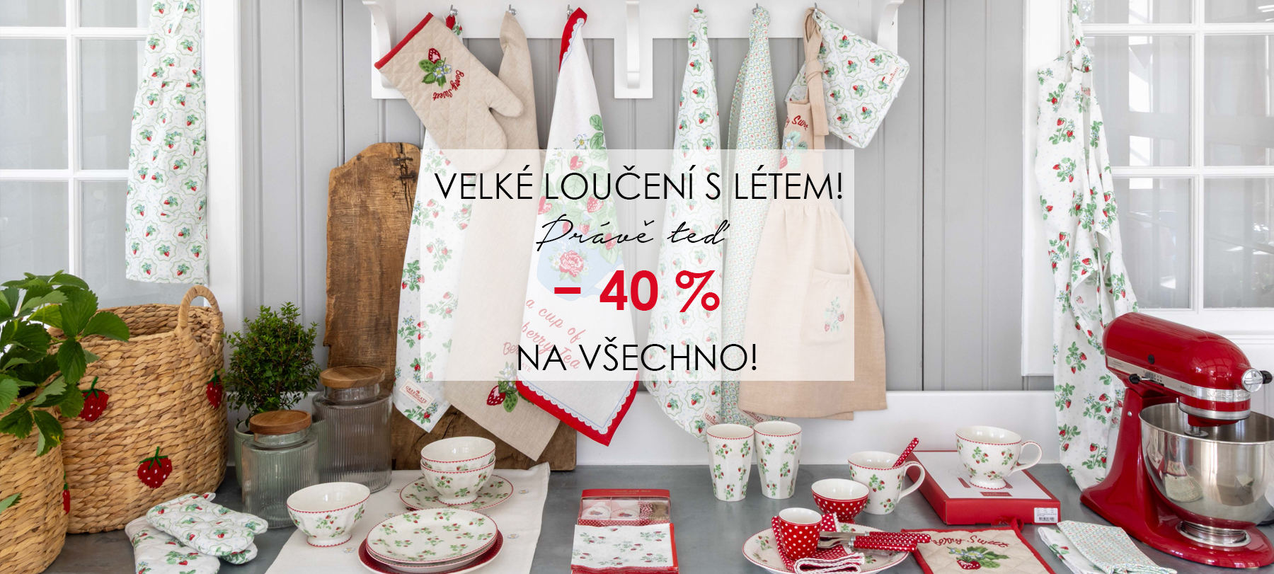 Loučení s létem SLEVA 40% na vše!