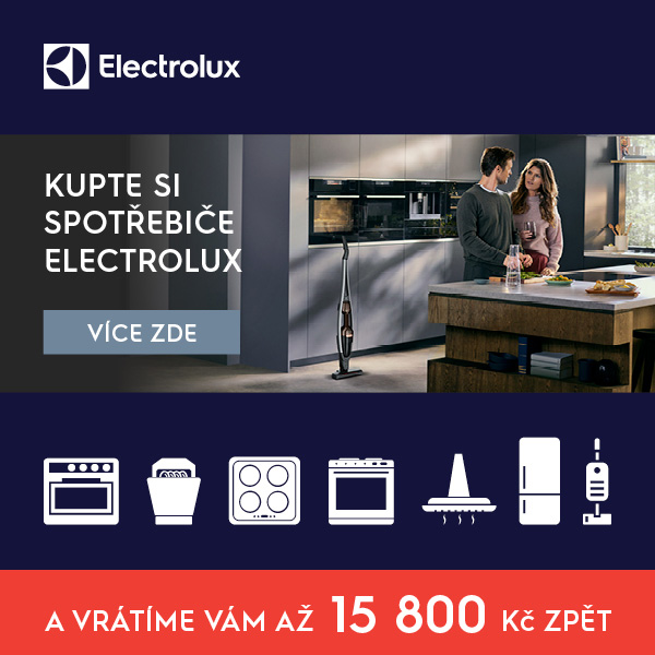 Vybavte svou domácnost spotřebiči Electrolux a získejte zpět až 15 800 Kč
