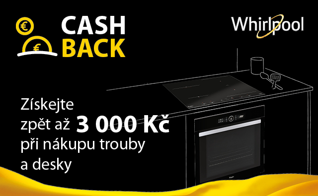 Získejte zpět až 3000 Kč při nákupu trouby a desky
