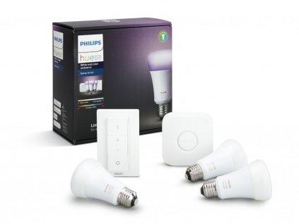 Philips Hue startovací sada 3x LED RGB žárovka E27