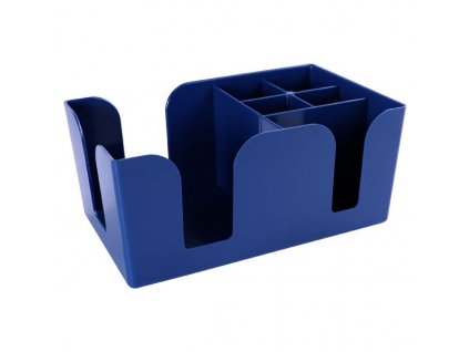 5575 bar caddy falr servietten trinkhalme stirrer blau
