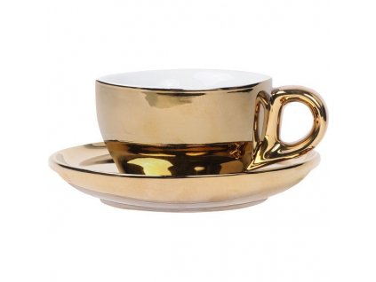 6997 cappuccino set gold 200ml 15 2cm