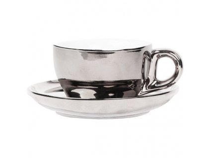 7003 cappuccino set silber 200ml 15 2cm