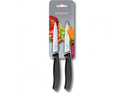 9505 swissclassic gemalsemesser 10cm schwarz 2 stk set