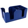 5575 bar caddy falr servietten trinkhalme stirrer blau