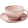 8911 ming untertasse falr schale mit henkel rose