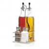 16693 vinagr saleros quese 4 pieces square cruet set