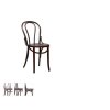 Jídelní židle thonet thonetka č. 018 s hladkým sedákem