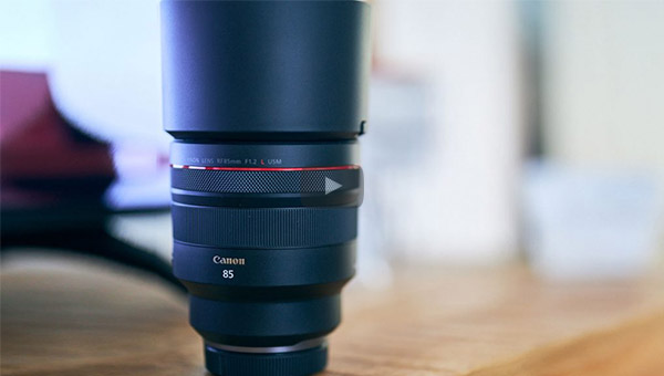 Špičkový objektív Canon RF 85/1.2 L USM
