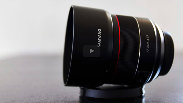 Portrétny univerzál Samyang AF 85mm F1.4 EF