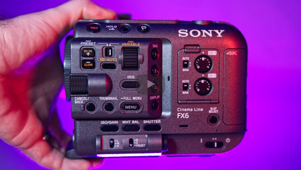 Recenzia kamery Sony FX6