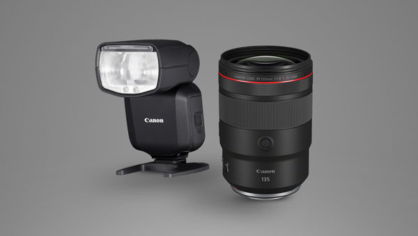 Novinky od Canonu: objektív RF 135mm F1.8 L IS USM a blesku SPEEDLITE EL-5