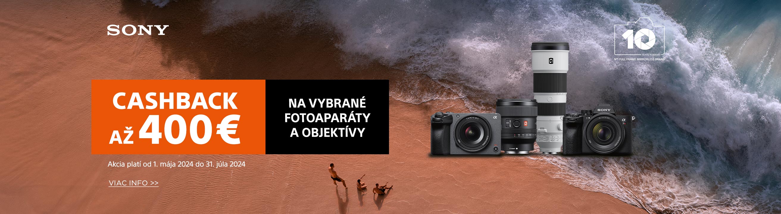 Sony - Letný cashback