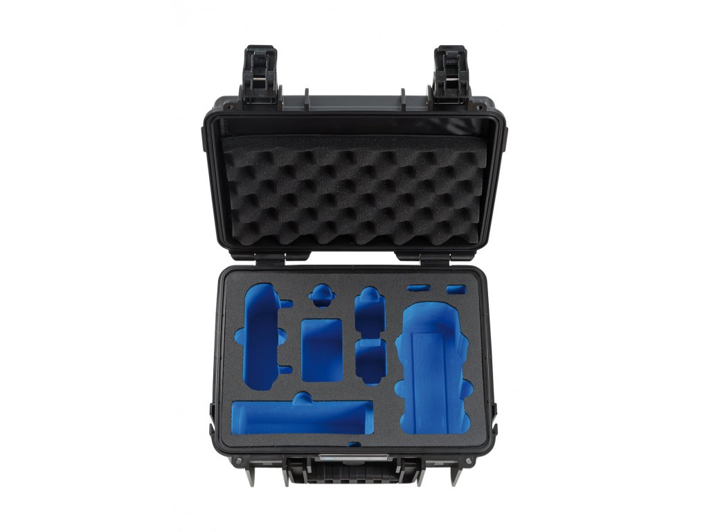209047 2 bw outdoor cases type 3000 for dji air 2s mavic air 2 fly more combo up to 5 batteries black