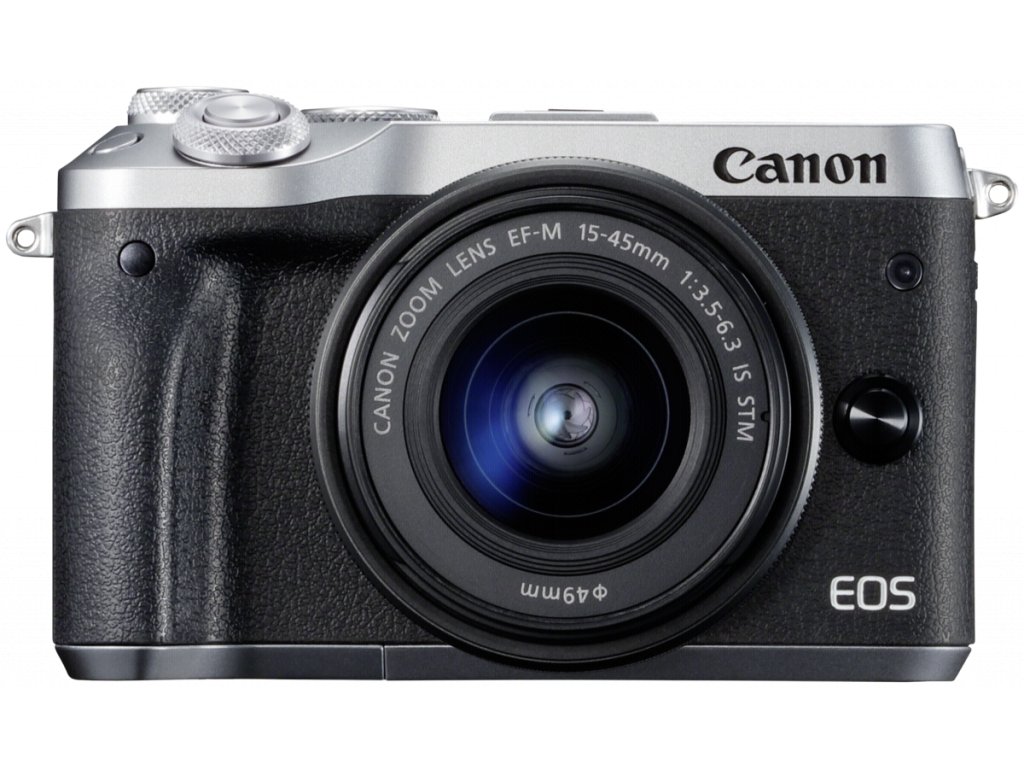 35652 canon eos m6 kit silver ef m 3 5 6 3 15 45 is stm