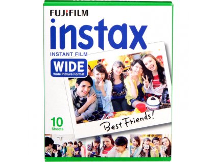 141568 fujifilm film instax wide reg glossy 10 pk