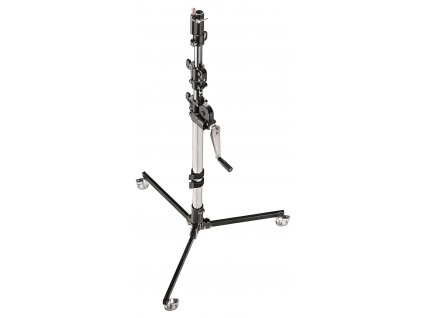 143949 2 manfrotto low base 3 section wind up stand