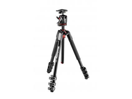 144954 2 manfrotto 190 aluminium 4 section tripod with xpro ball head