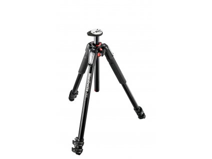 Manfrotto 055 aluminium 3-section photo tripod, with horizontal column