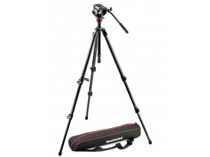 145104 2 manfrotto 500 fluid video head 755cx3 cf single leg tripod