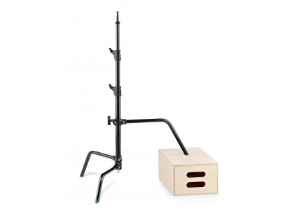 153567 avenger c stand 18 with sliding leg in black finis