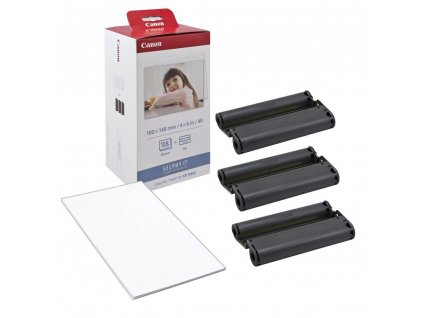 0069661 canon kp 108in colour ink and paper set 108 sheets with 3 ink cartridges