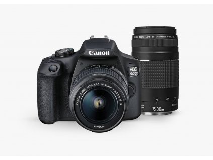 Canon EOS 2000D 18 55 75 300