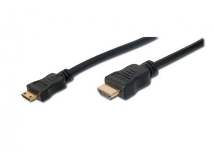 192095 digitus kabel hdmi mini hdmi 2 m v1 3 zlacene kontakty