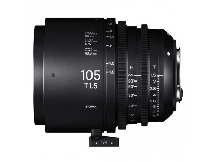 205106 sigma cine 105mm t1 5 ff fl f ve metric fully luminous pre sony e