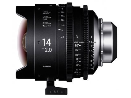 205127 sigma cine 14mm t2 ff f ap2 metric itechnology pre arri pl