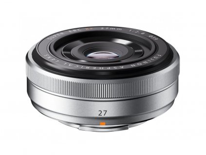 205477 fujifilm fujinon xf 27mm f 2 8 pancake strieborna