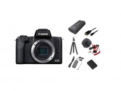 205831 1 205831 canon eos m50 mark ii cierny ef m 15 45mm is stm premium live stream kit