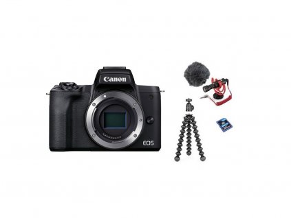 205834 1 205834 canon eos m50 mark ii cierny ef m 15 45mm is stm vlogger kit