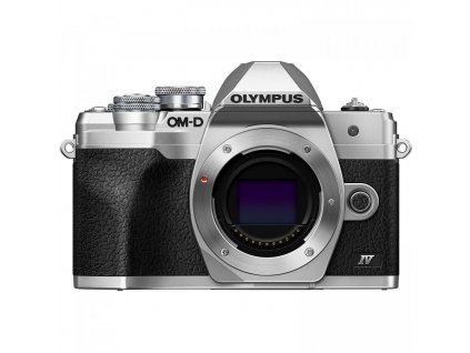 Olympus OM D E M10 Mark IV Mirrorless Digital Camera (Body Only, Silver)