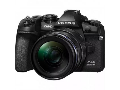 Olympus OM D E M1 Mark III Mirrorless Digital Camera with 12 40mm