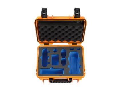 209053 2 bw outdoor cases type 3000 for dji air 2s mavic air 2 fly more combo up to 5 batteries orange