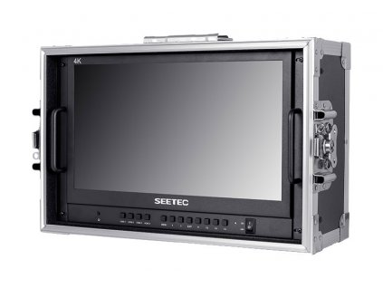 209785 seetec atem156 4 hdmi 15 6 video monitor with flightcase