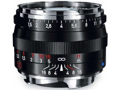 Zeiss C Sonnar T* 50 mm f/1,5 ZM pre Leica, čierny