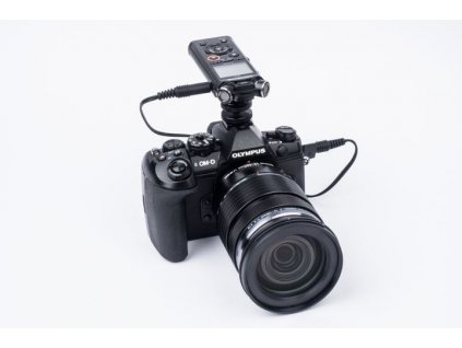 Olympus E-M5 Mark III Vlogger kit, čierny