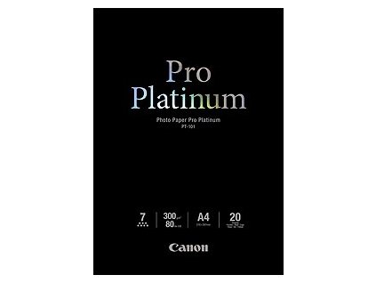 Canon fotopapier PT-101 Pro Platinum A4 20 listov, lesklý