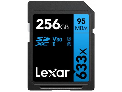 Lexar SDXC 256GB 633x Class 10 UHS-I U3