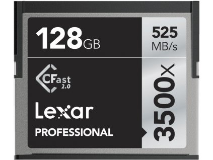 Lexar Pro 3500X Cfast (VPG-130) R525/W445 128 GB