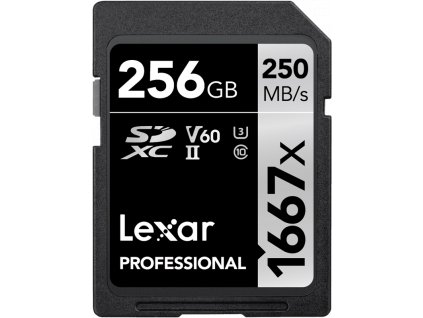 Lexar SDXC 256 GB 1667x Professional Class 10 UHS-II U3
