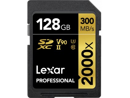 Lexar SDXC 128GB 2000x Professional UHS-II U3