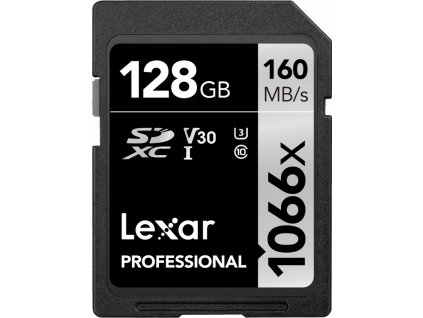 Lexar SDXC 128GB 1066x Professional Class 10 UHS-I U3