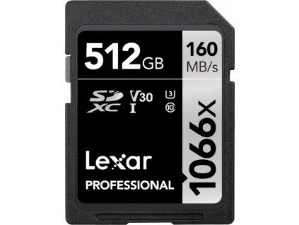 Lexar SDXC 512 GB 1066x Professional Class 10 UHS-I U3